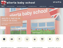 Tablet Screenshot of colegioalierta.com